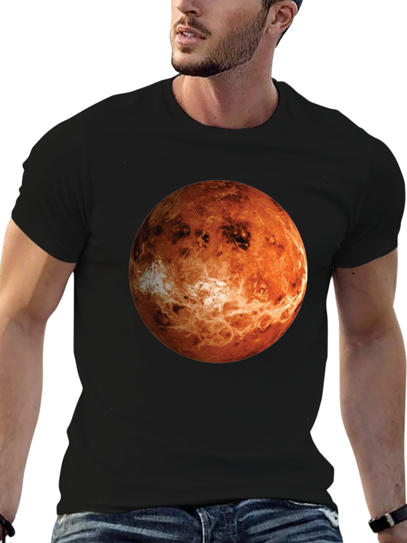Venus Planet Graphic T-Shirt - Space Lover Tee
