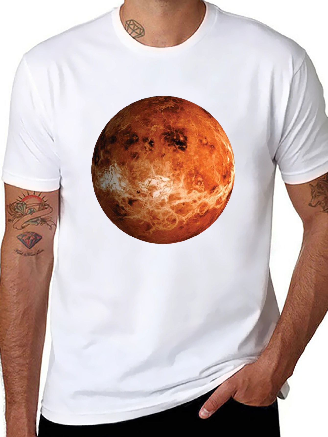 Venus Planet Graphic T-Shirt - Space Lover Tee