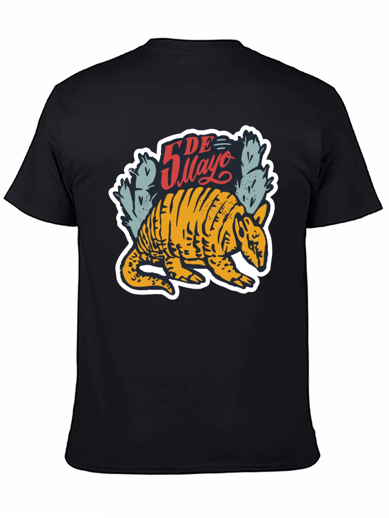 Cinco De Mayo Armadillo Graphic T-Shirt