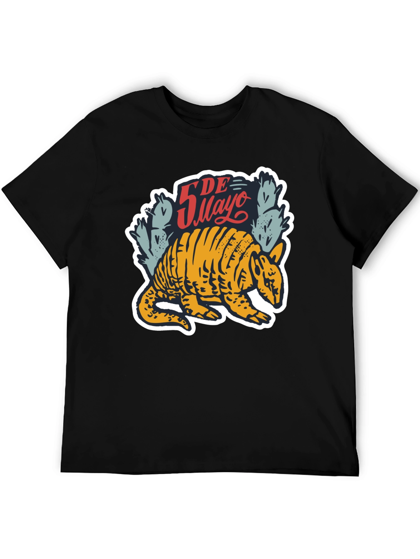 Cinco De Mayo Armadillo Graphic T-Shirt