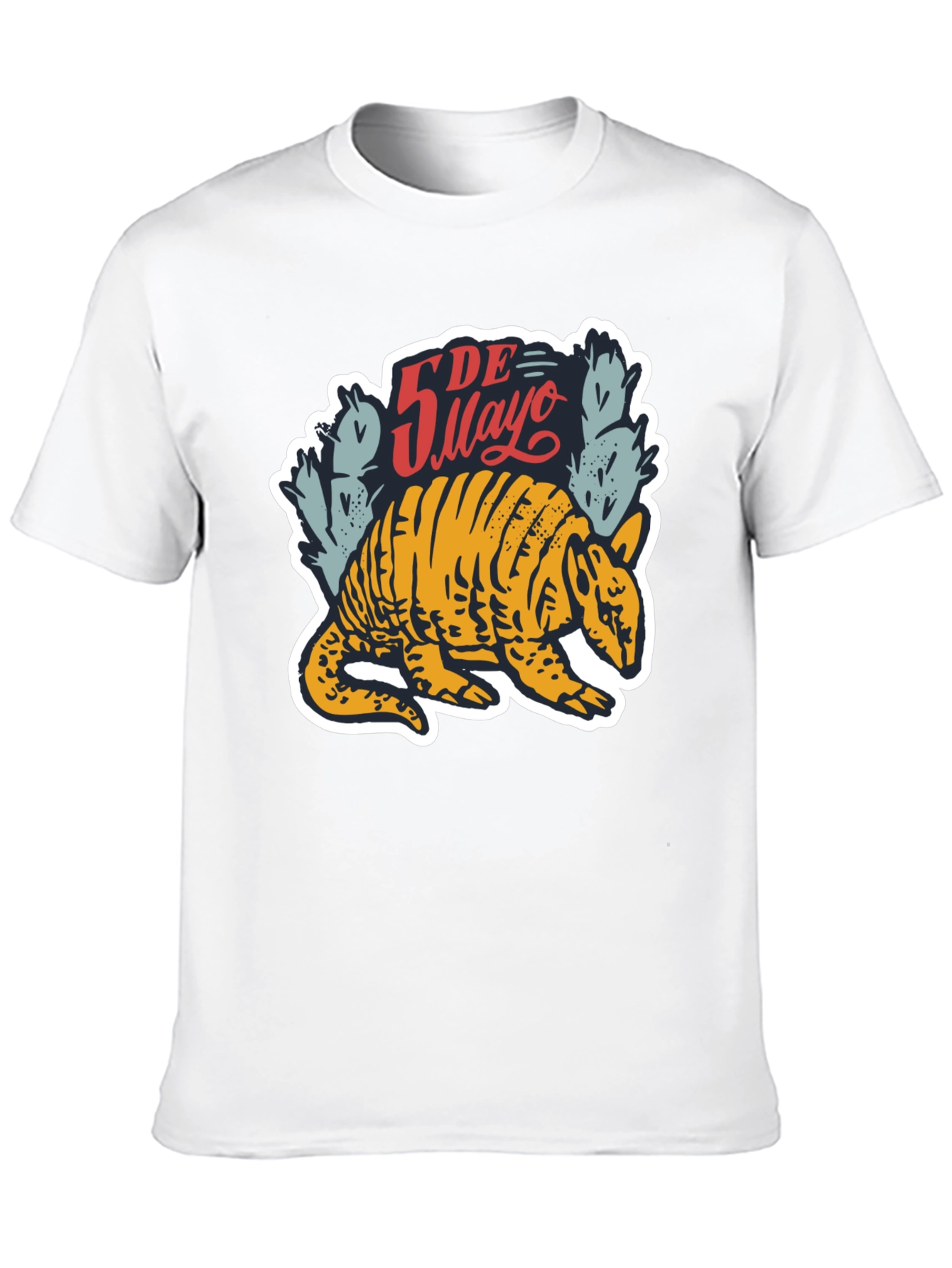 Cinco De Mayo Armadillo Graphic T-Shirt
