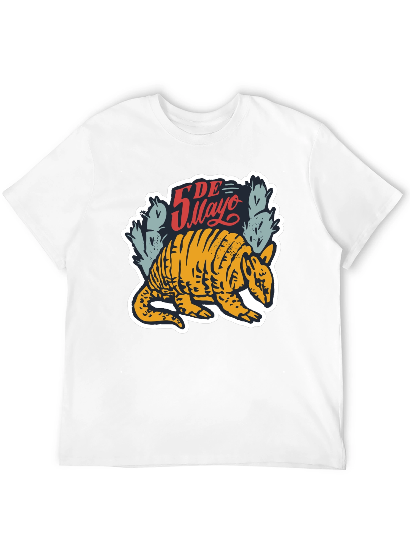 Cinco De Mayo Armadillo Graphic T-Shirt