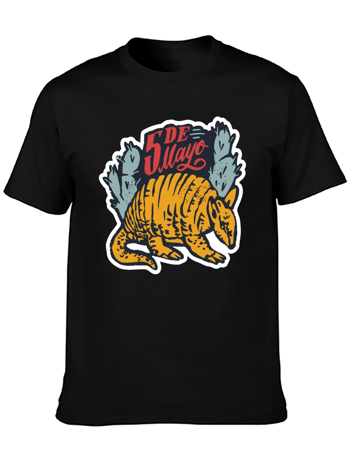 Cinco De Mayo Armadillo Graphic T-Shirt