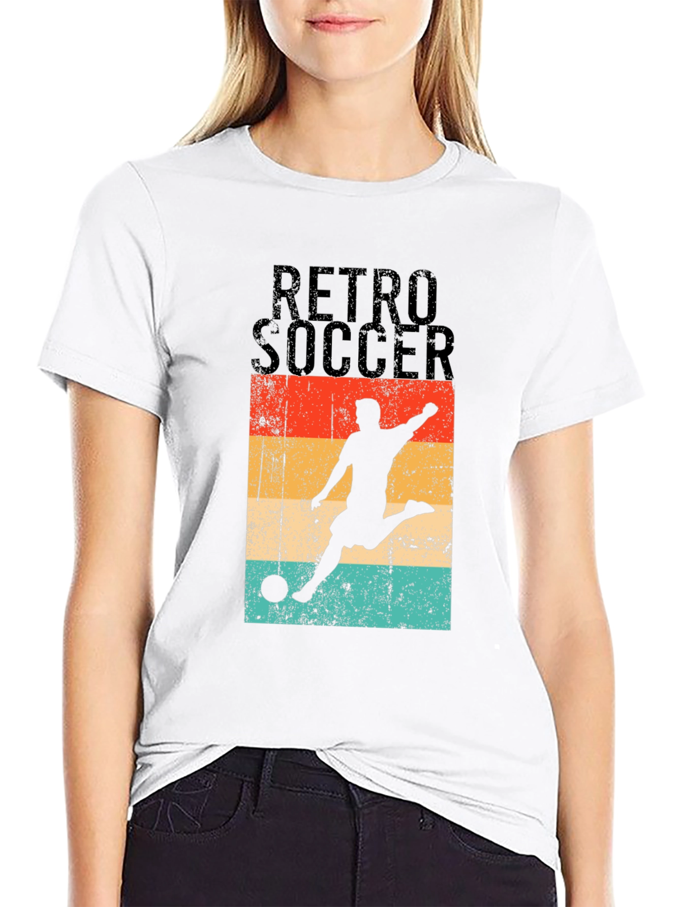 Retro Soccer Graphic T-Shirt - Stylish Casual Wear