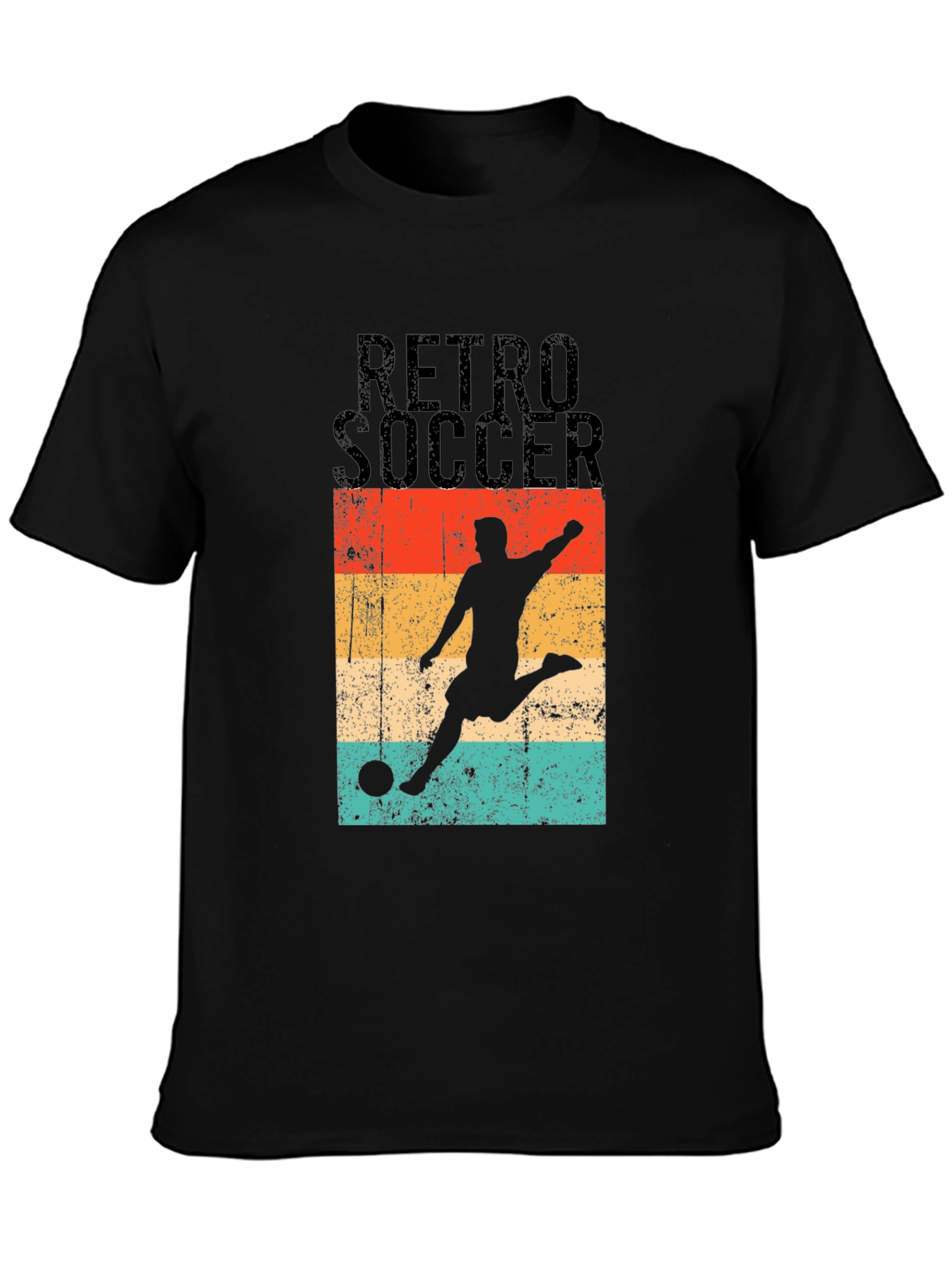 Retro Soccer Graphic T-Shirt - Stylish Casual Wear