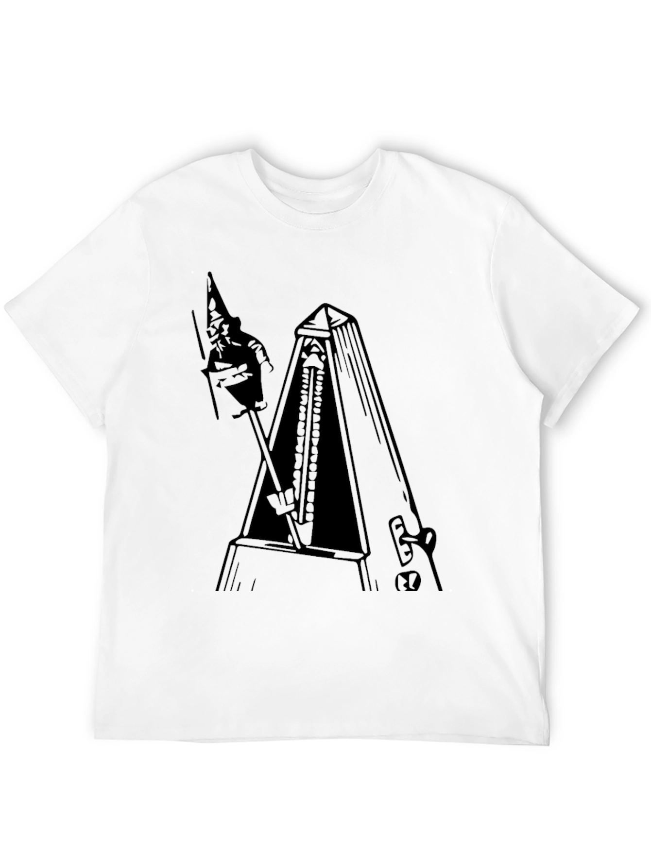 Metronome Wizard Black Graphic Tee