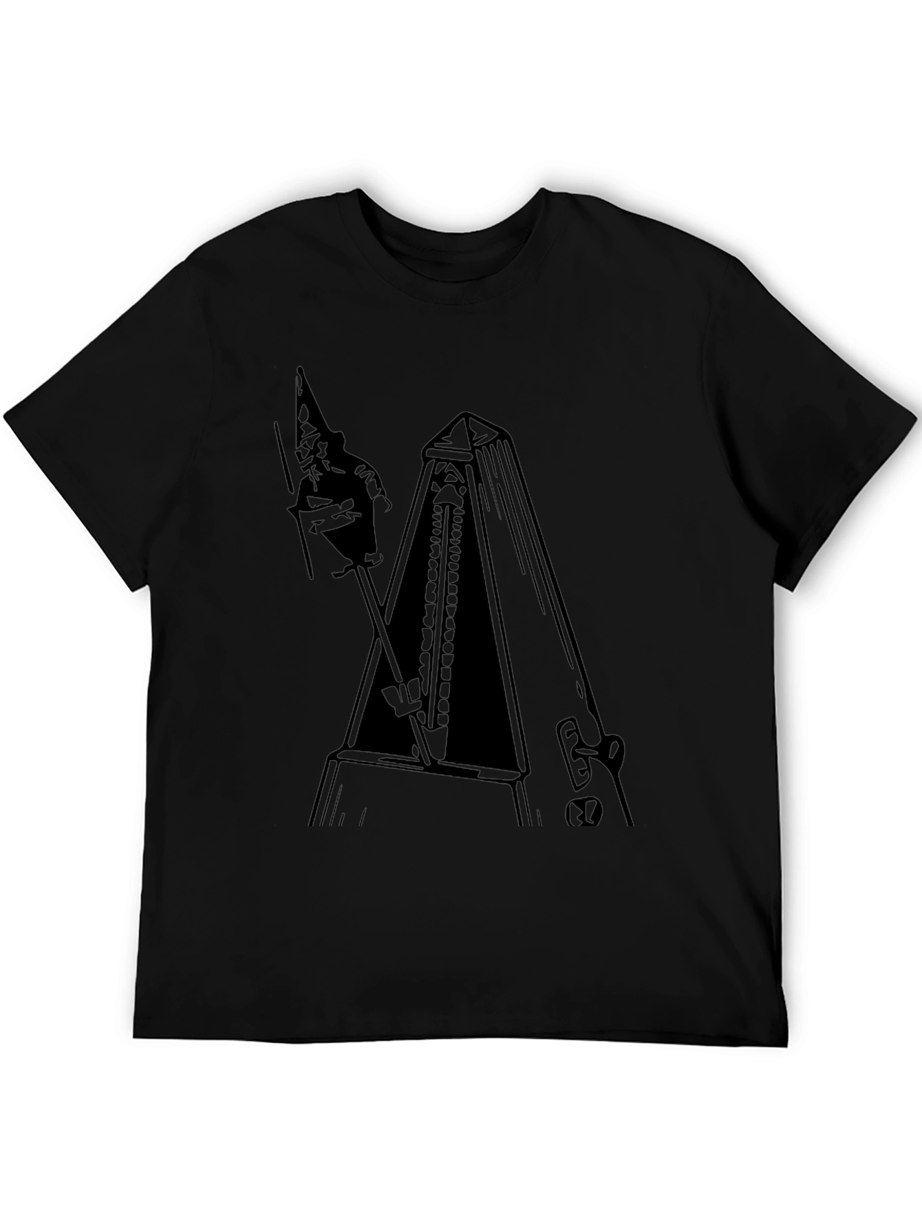 Metronome Wizard Black Graphic Tee