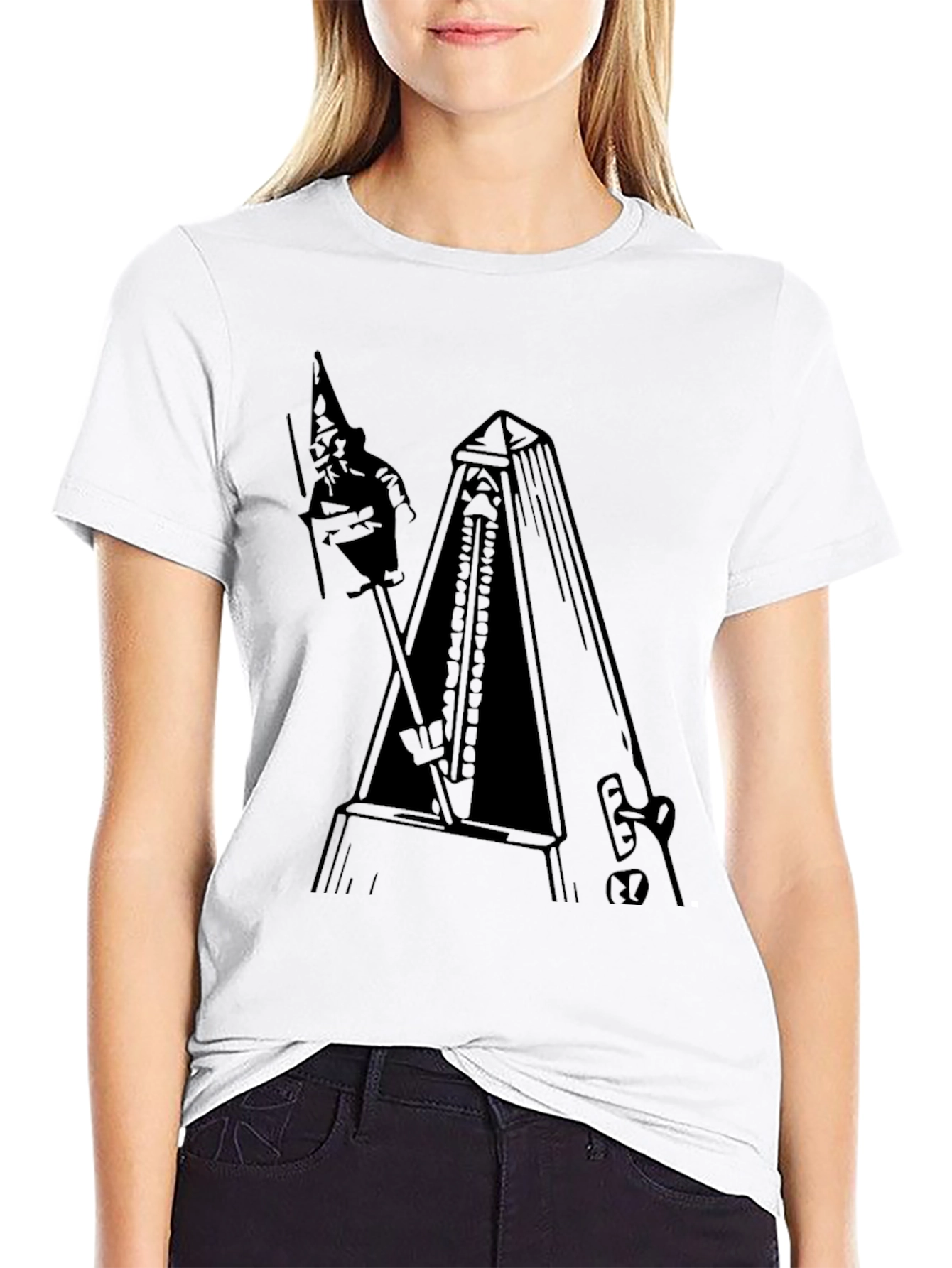 Metronome Wizard Black Graphic Tee