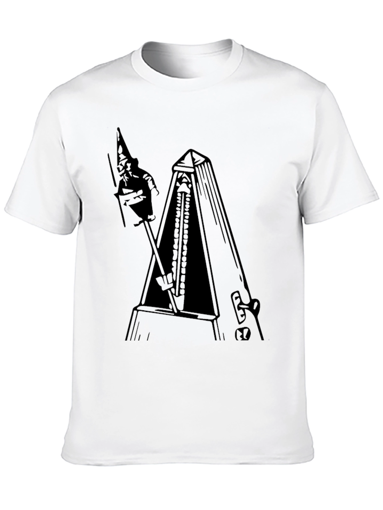 Metronome Wizard Black Graphic Tee