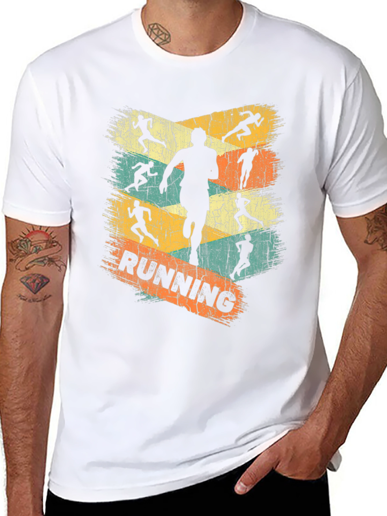 Retro Running Graphic Tee