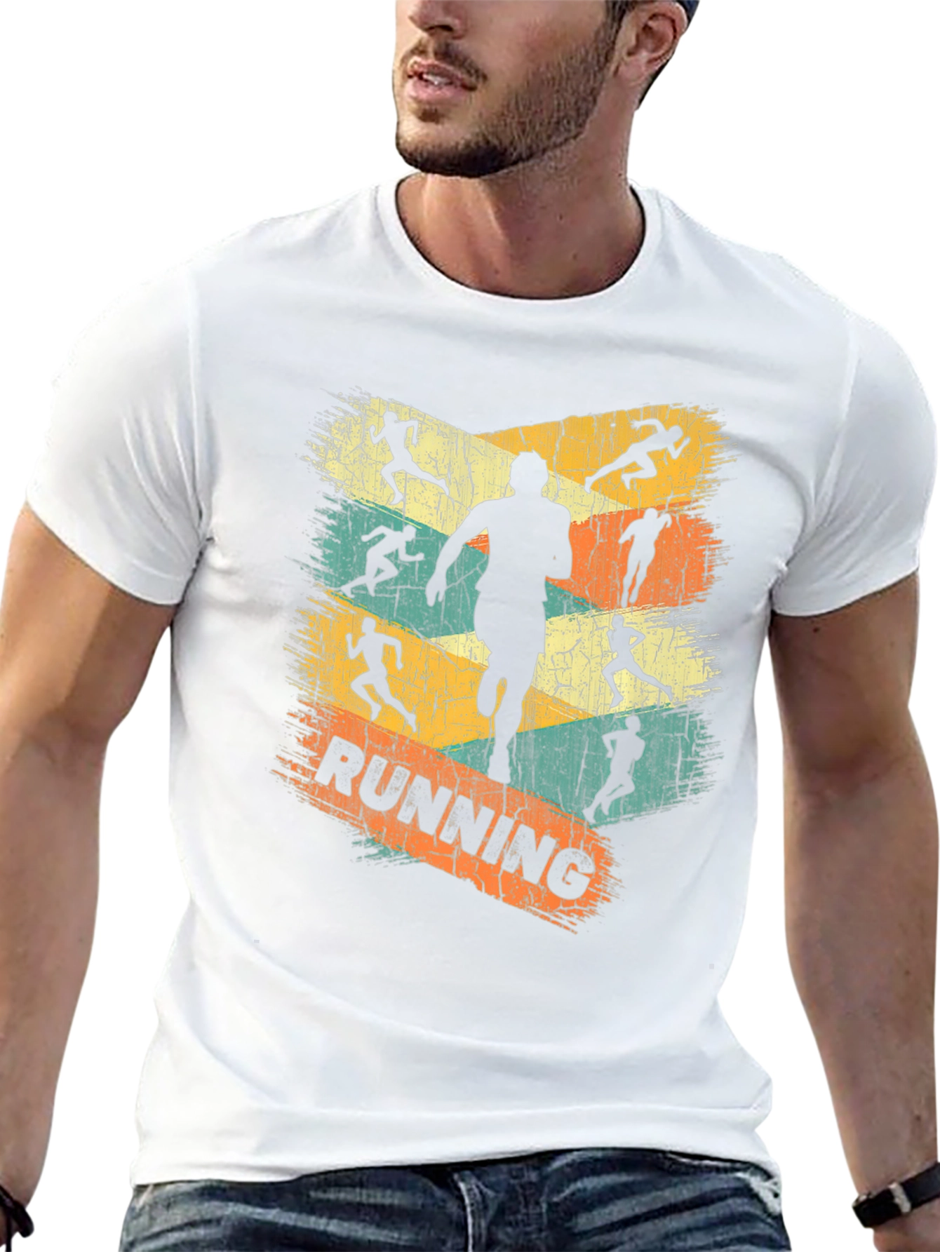 Retro Running Graphic Tee