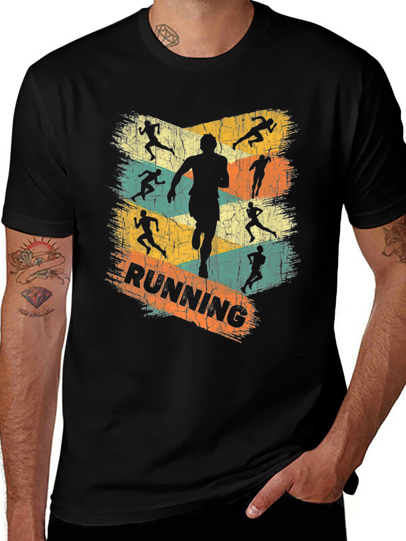 Retro Running Graphic Tee