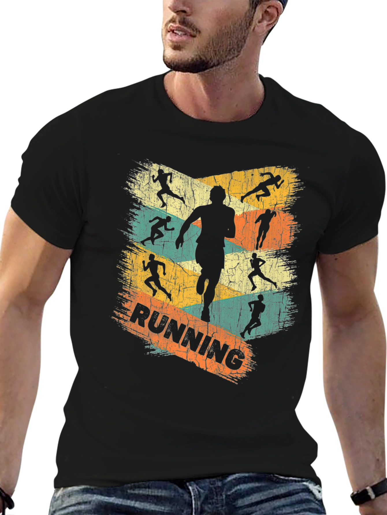 Retro Running Graphic Tee