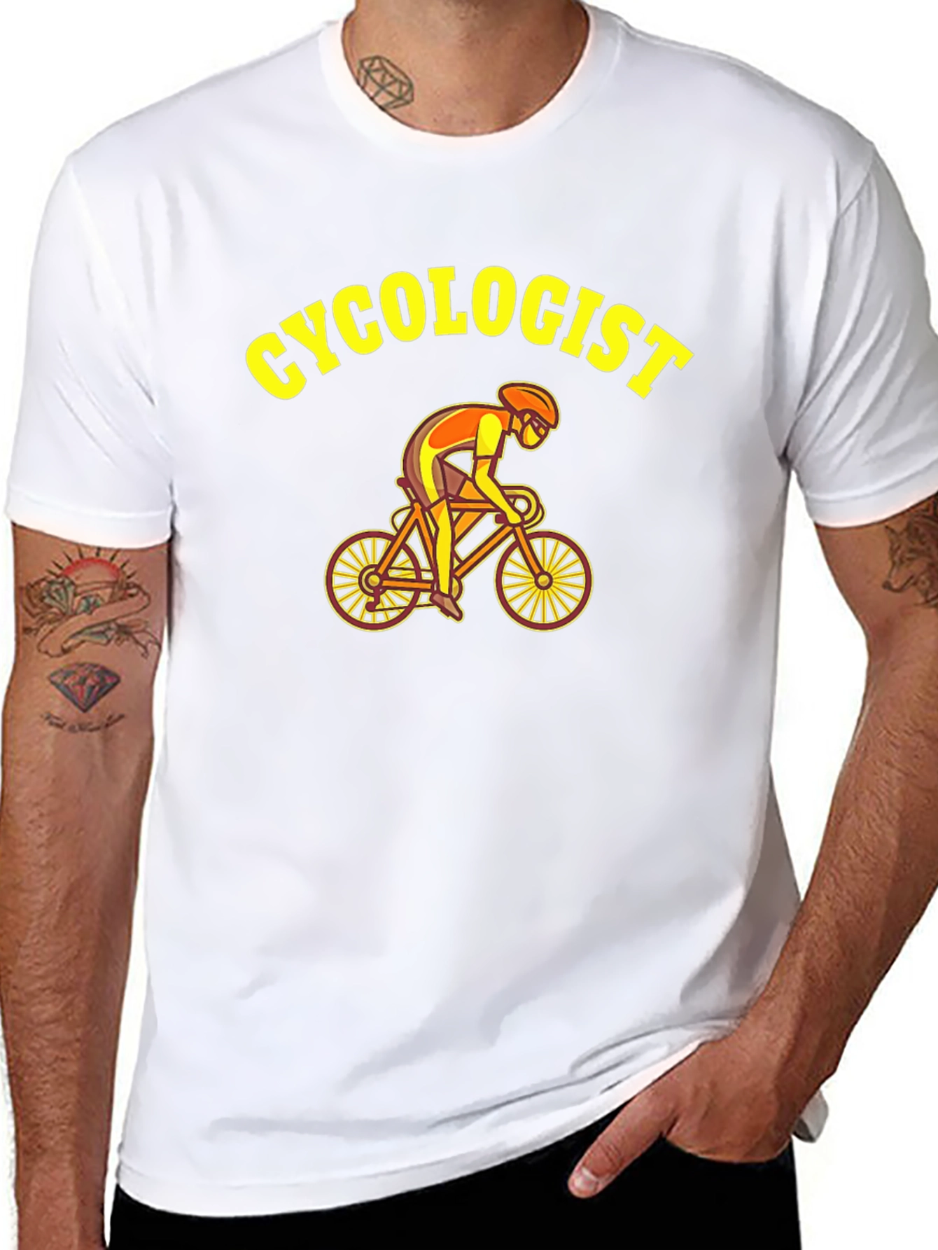 Cycologist Cycling Humor Graphic T-Shirt