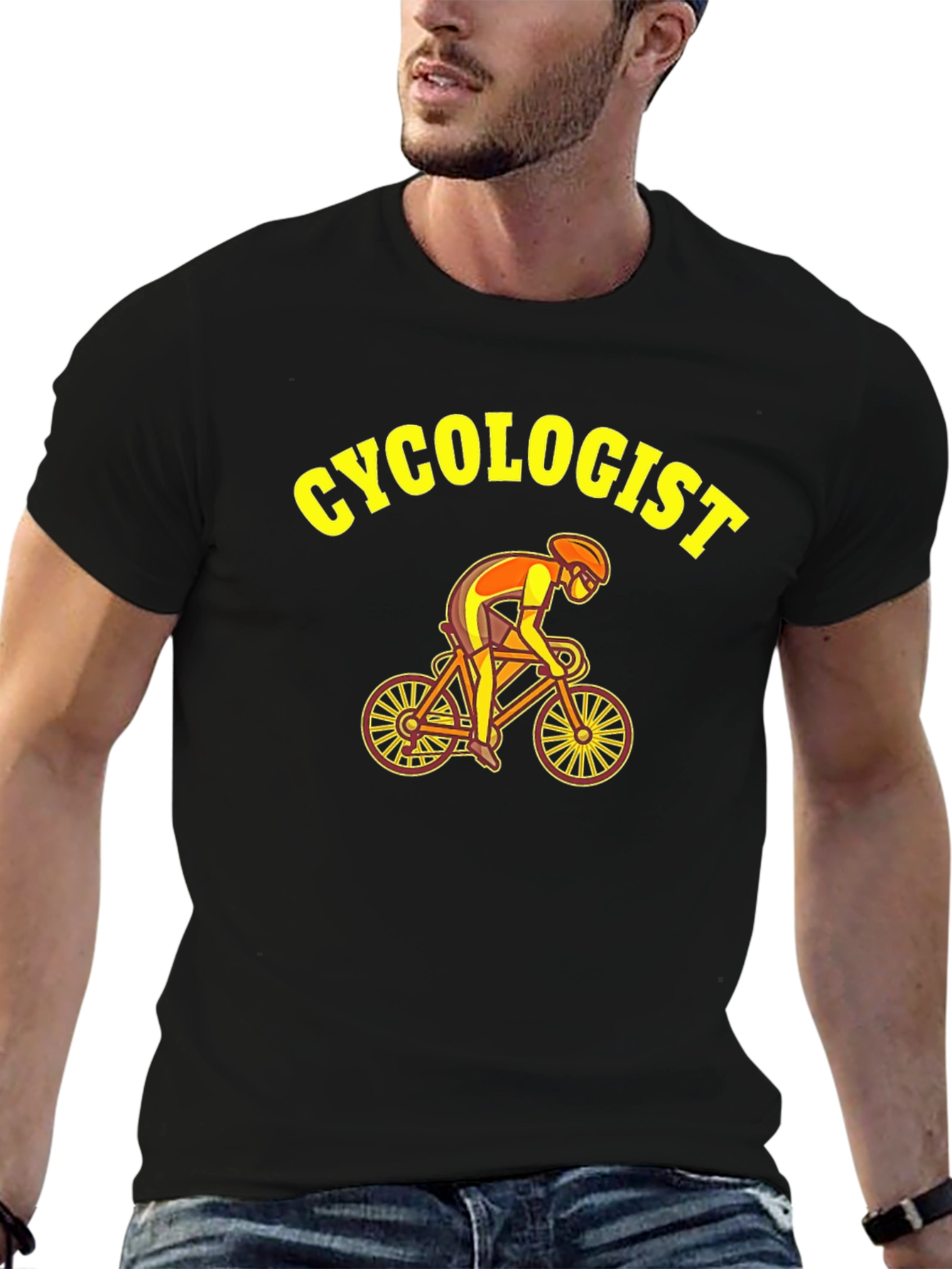 Cycologist Cycling Humor Graphic T-Shirt