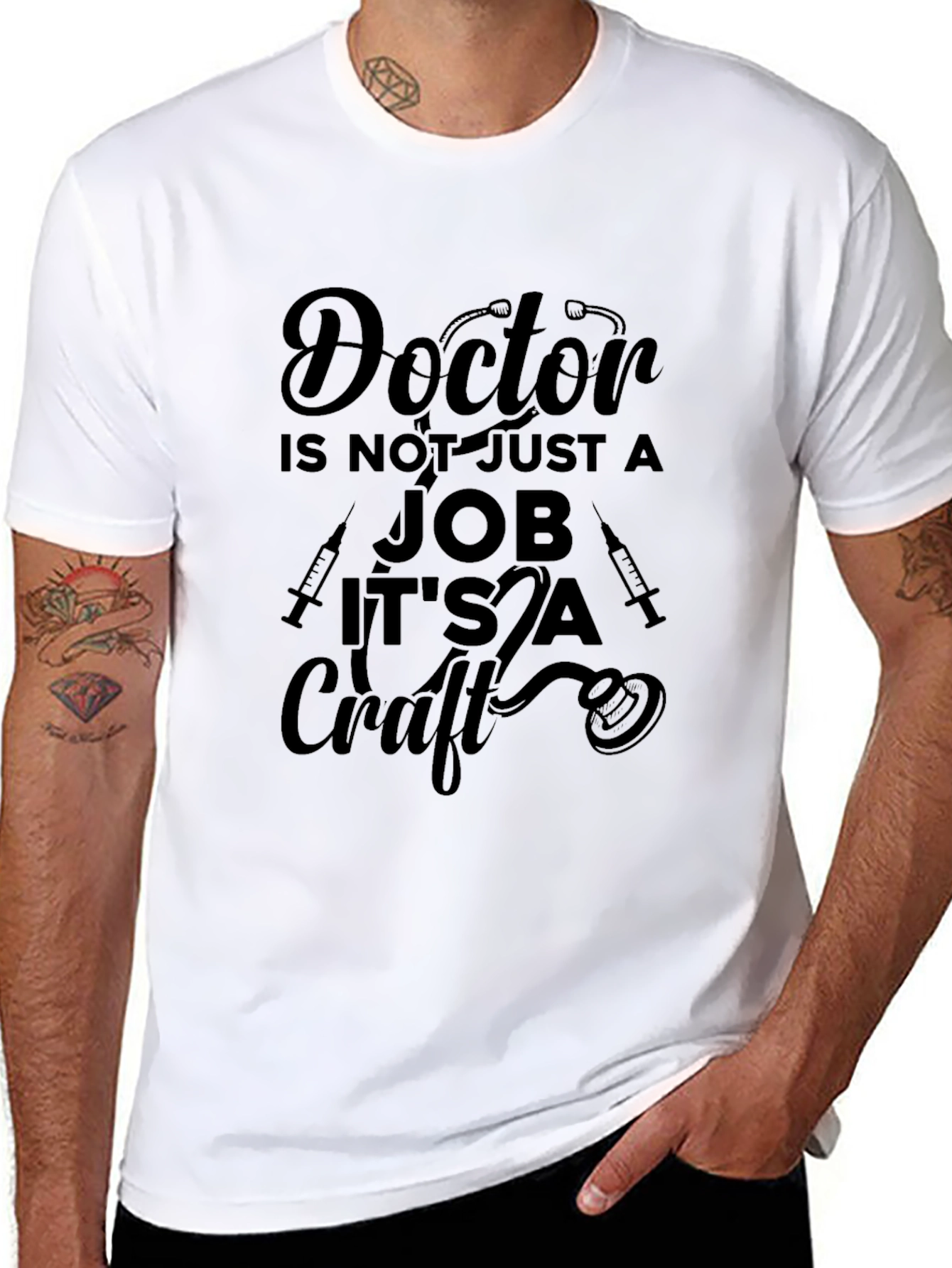 Doctor Craft Graphic Tee - Medical Profession T-Shirt