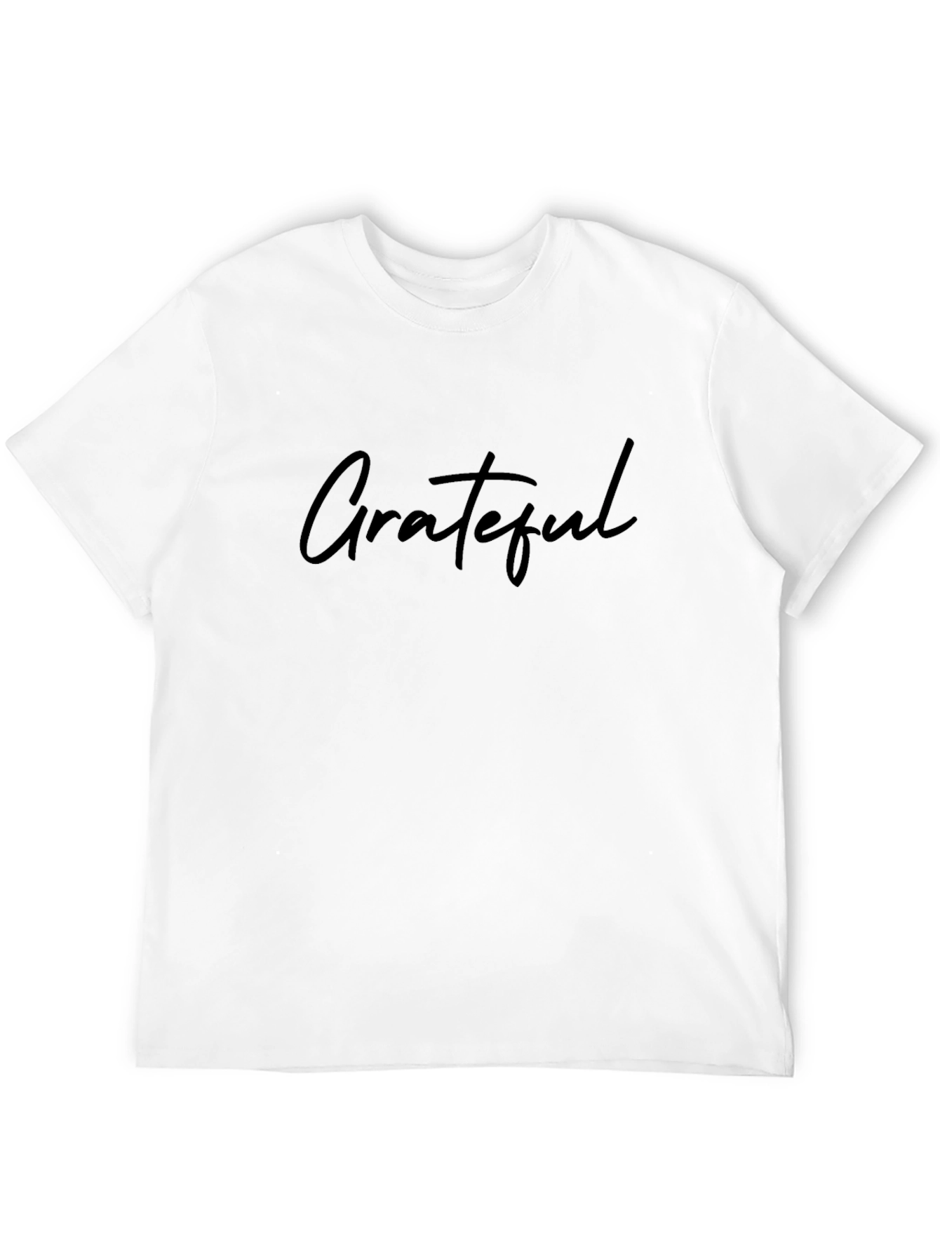 Grateful Black T-Shirt - Trendy Casual Wear