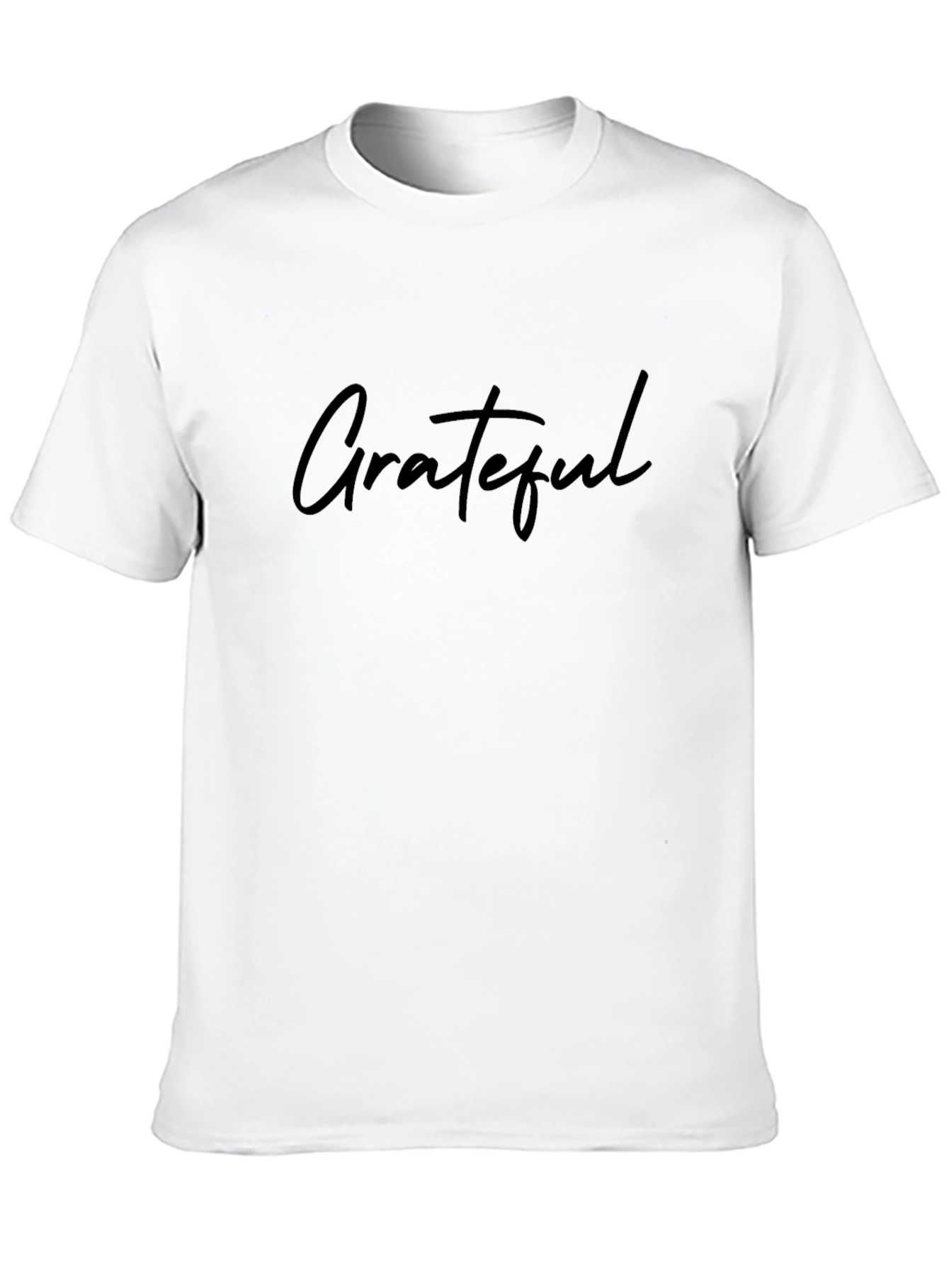 Grateful Black T-Shirt - Trendy Casual Wear