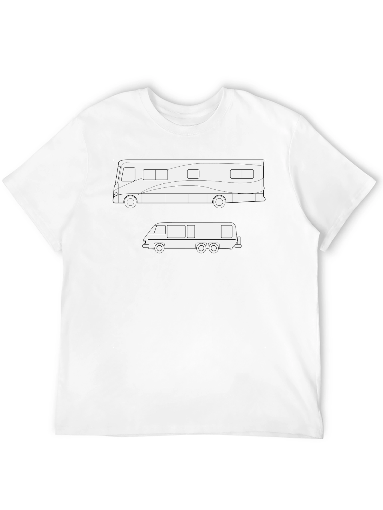 RV & Motorhome T-Shirt - Black Cotton Tee