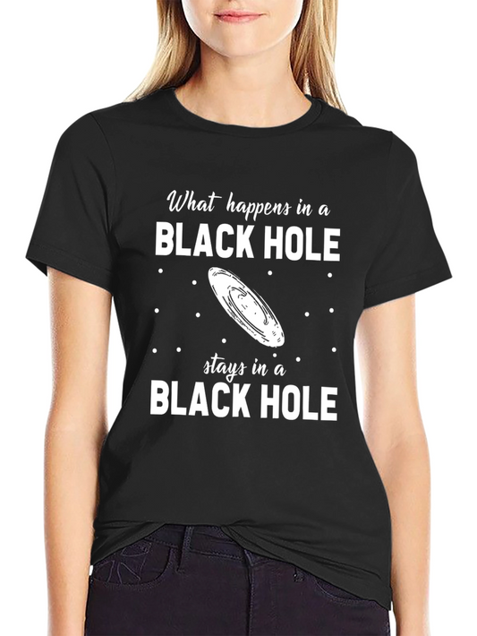 Black Hole Graphic Tee - Funny Science Shirt