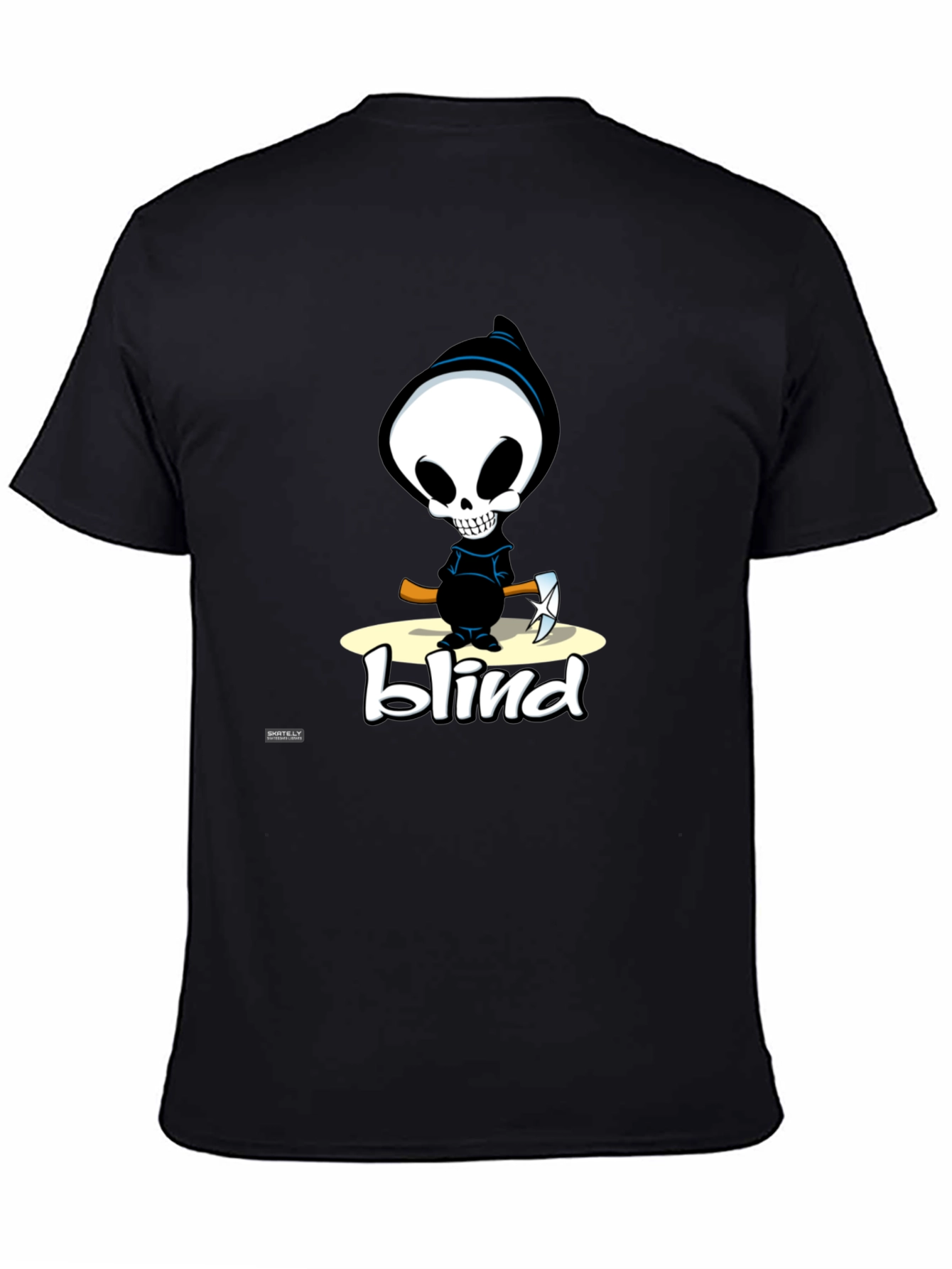 Blind Reaper Graphic Tee - Black Cotton T-Shirt