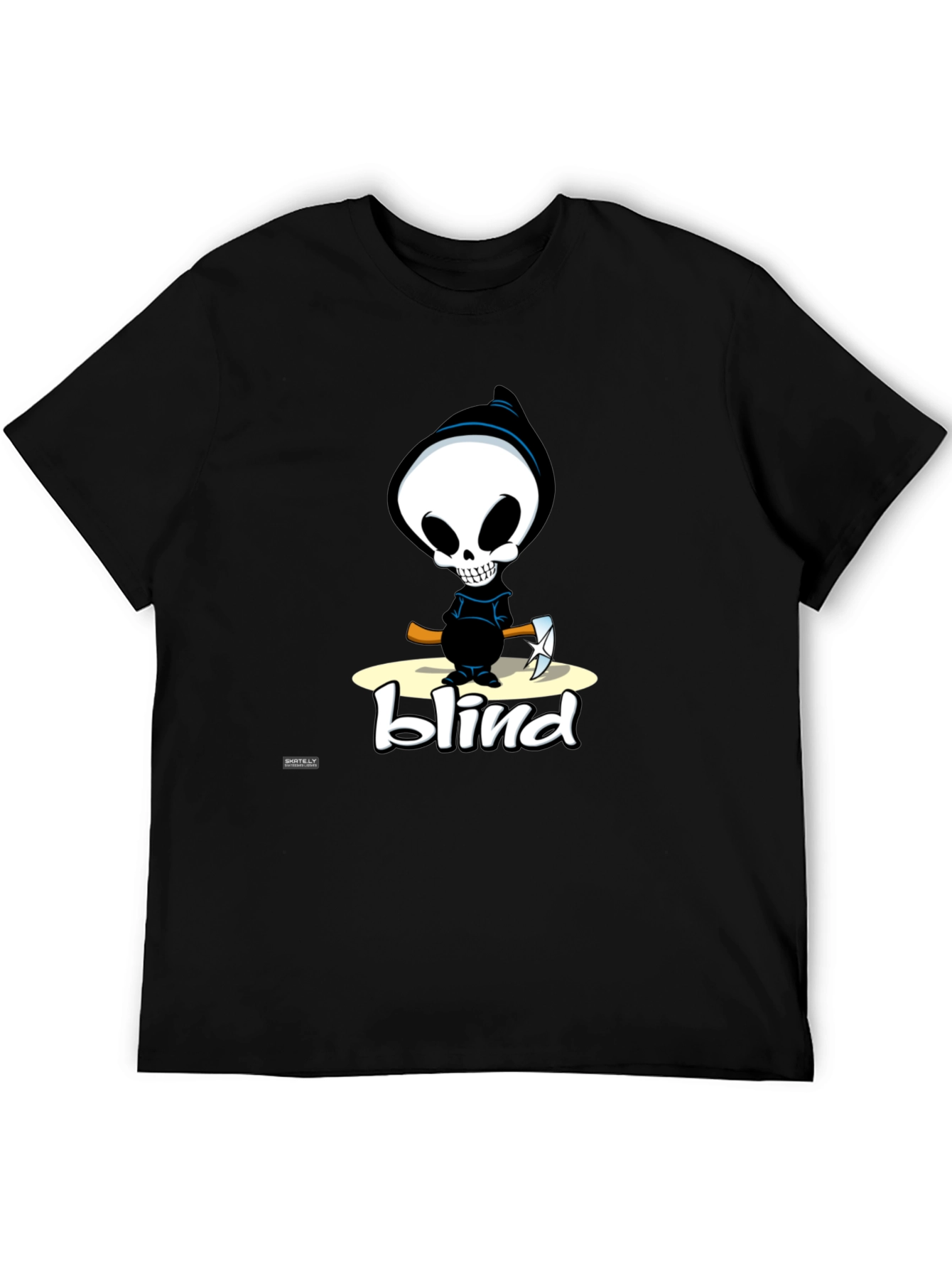 Blind Reaper Graphic Tee - Black Cotton T-Shirt