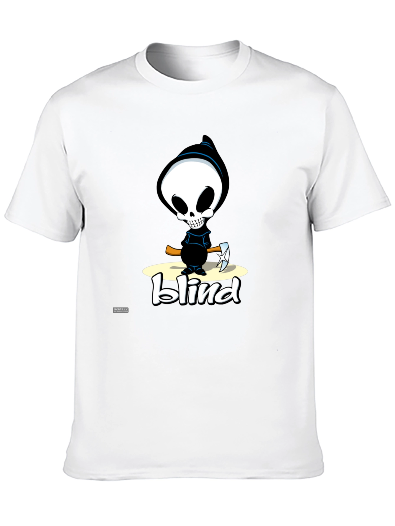 Blind Reaper Graphic Tee - Black Cotton T-Shirt
