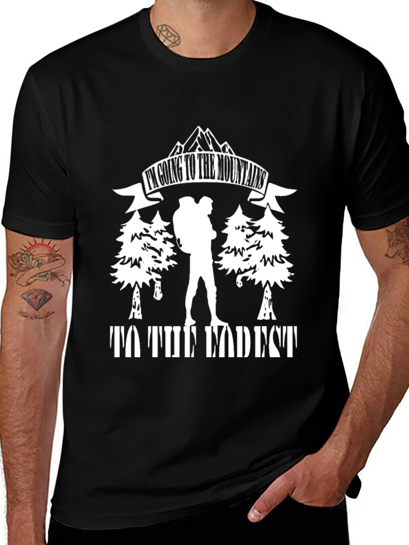 Mountain Hiking Graphic T-Shirt