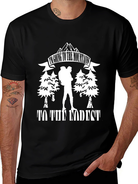 Mountain Hiking Graphic T-Shirt
