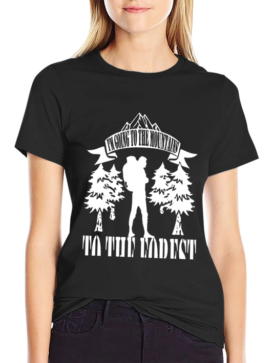 Mountain Hiking Graphic T-Shirt