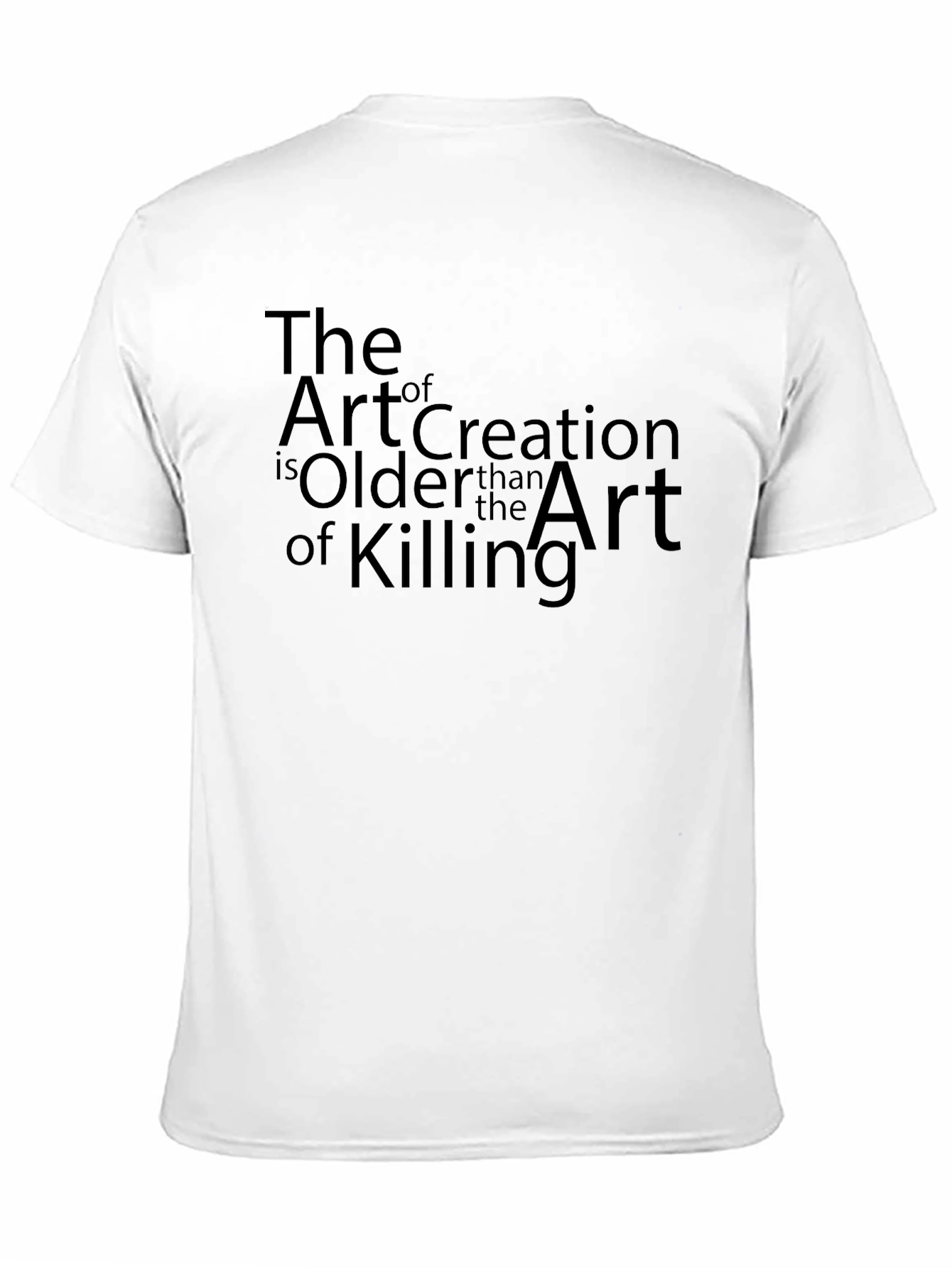 The Art of Creation T-Shirt - Artistic Black Tee