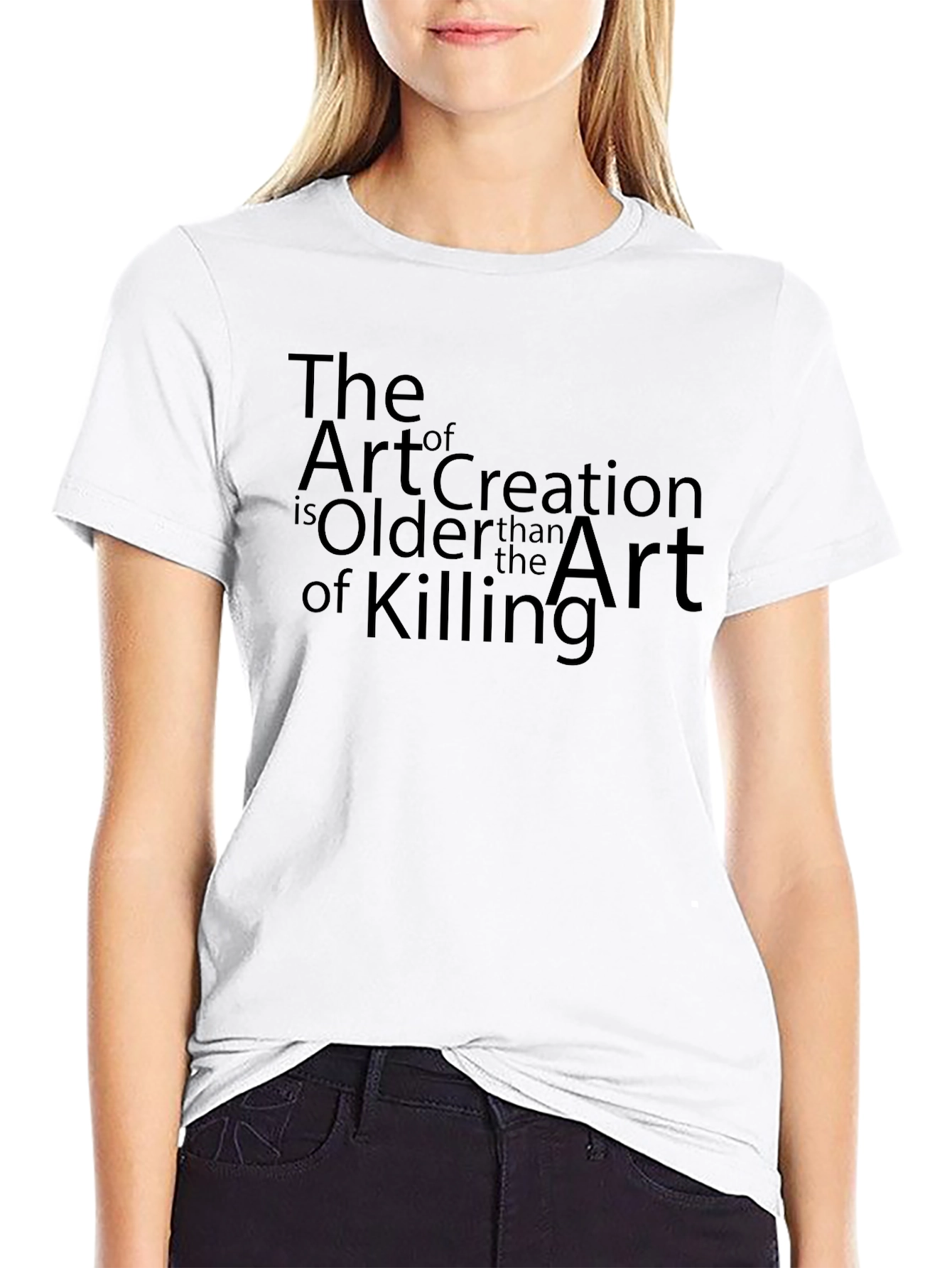 The Art of Creation T-Shirt - Artistic Black Tee