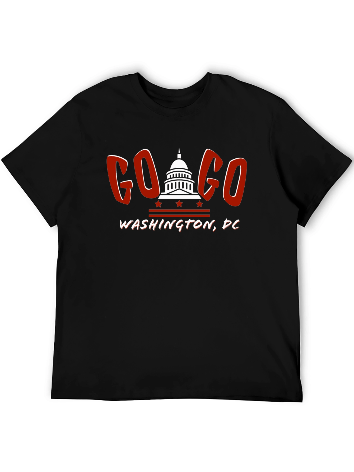 Go-Go Washington DC Black T-Shirt