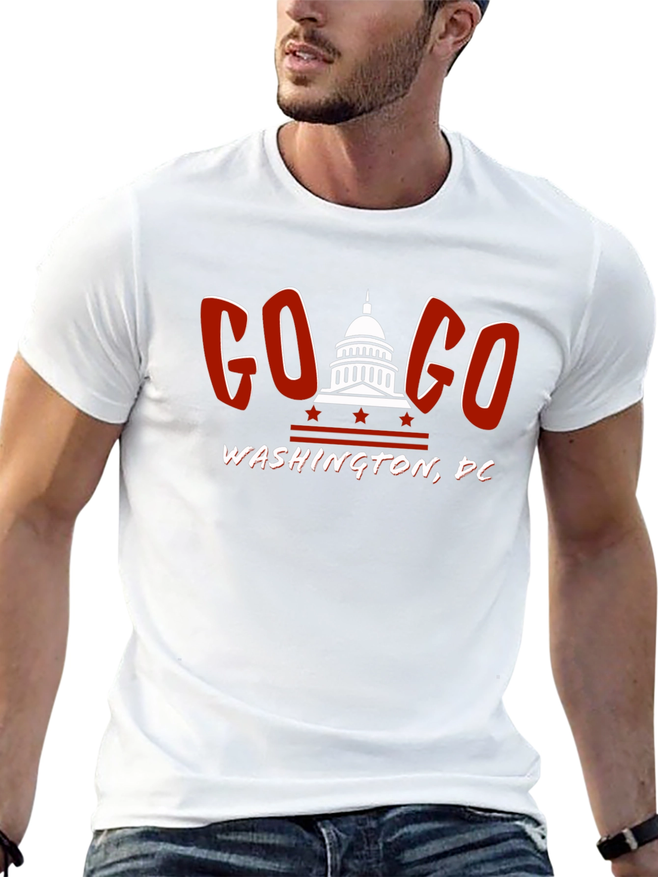 Go-Go Washington DC Black T-Shirt