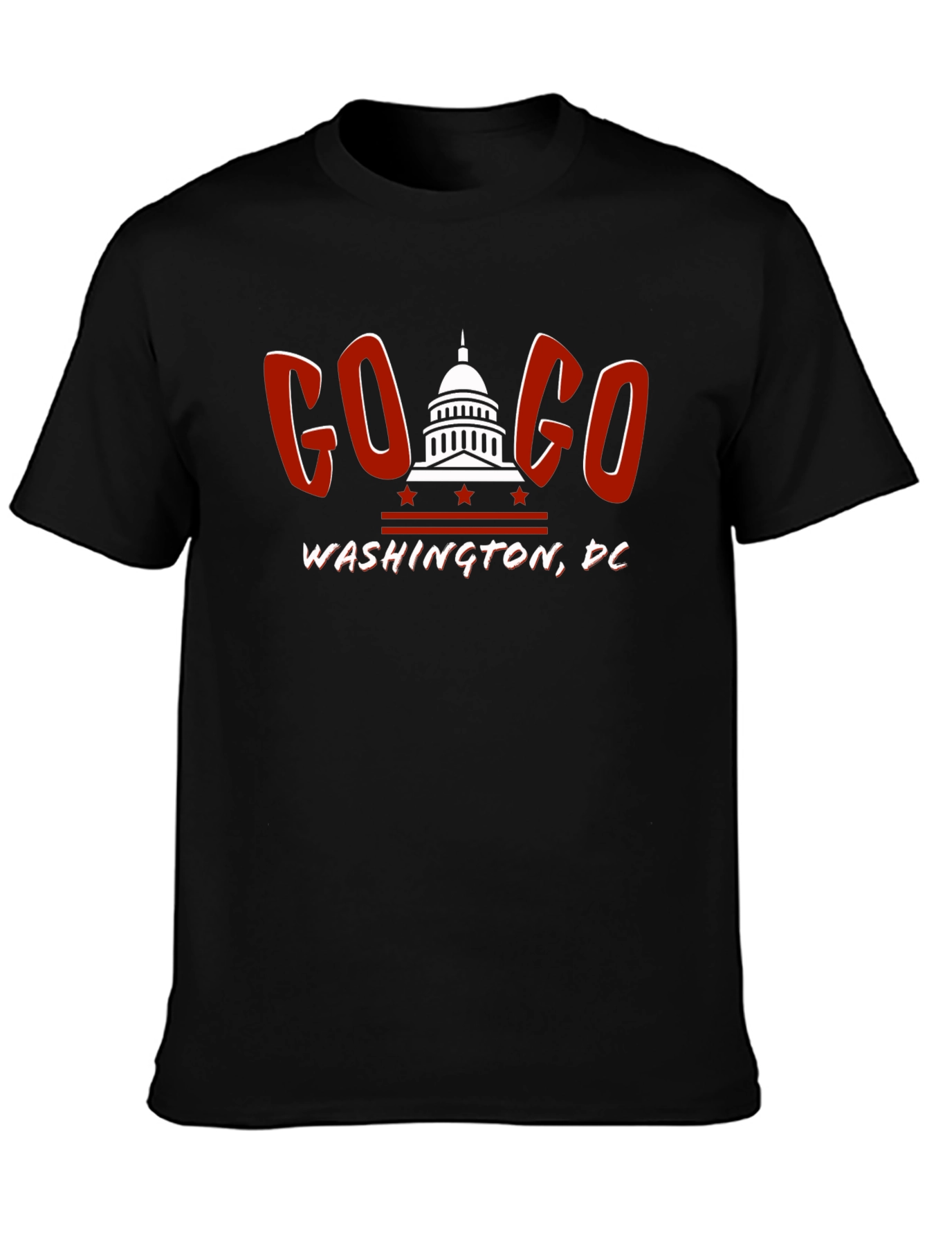 Go-Go Washington DC Black T-Shirt
