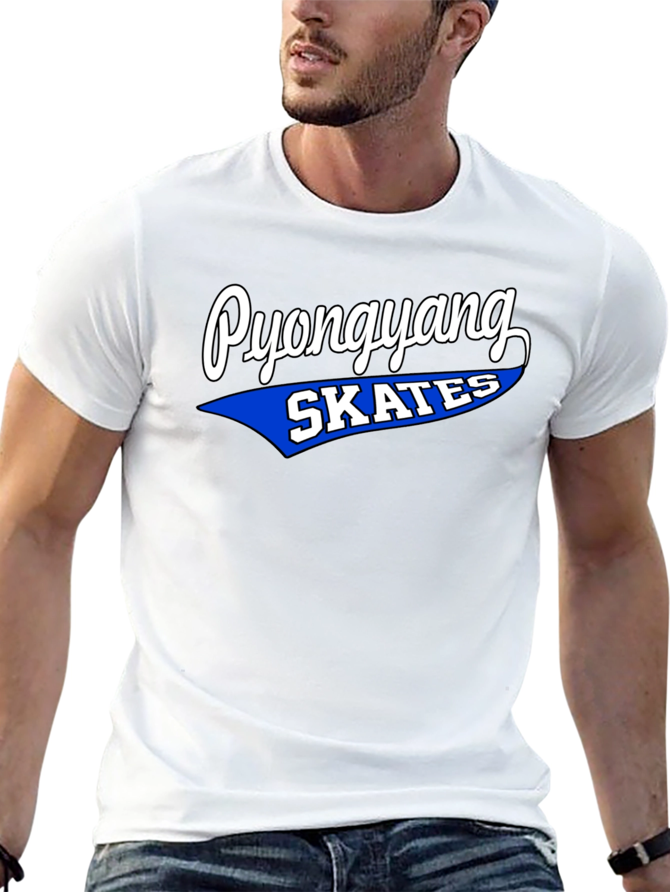 Pyongyang Skates Graphic Tee - Retro Style