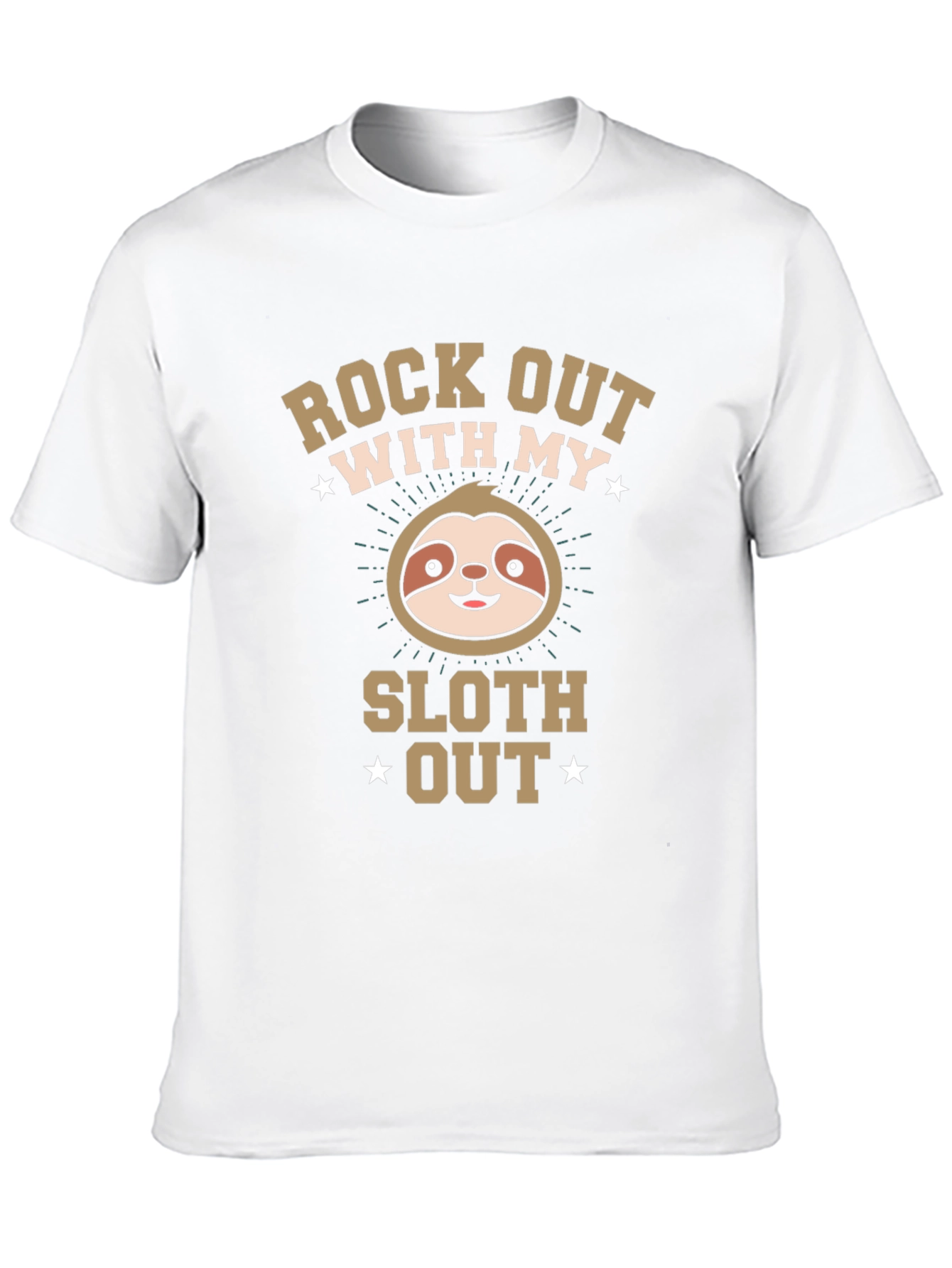 Rock Out With My Sloth Out - Funny T-Shirt