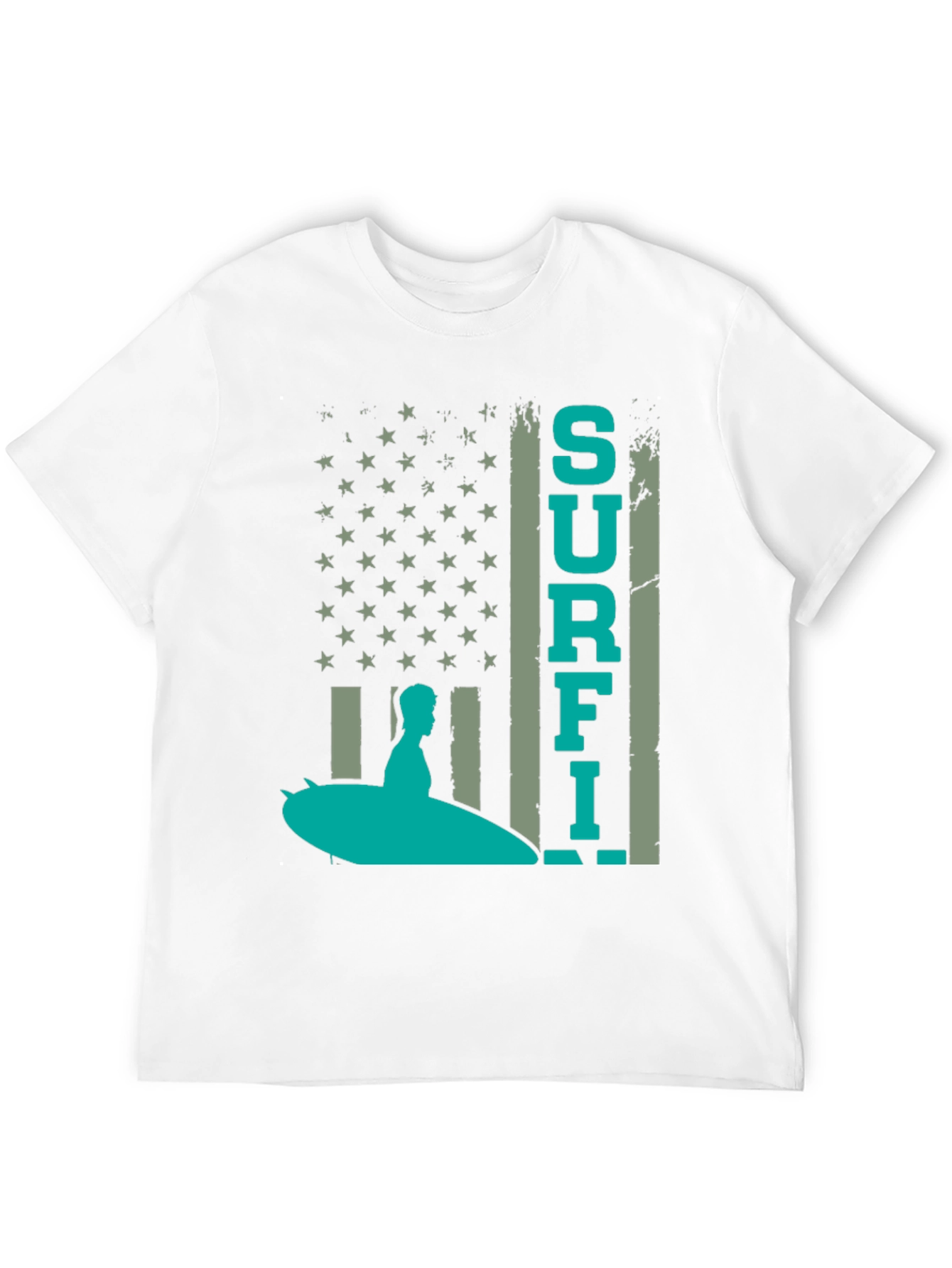 Surf American Flag T-Shirt
