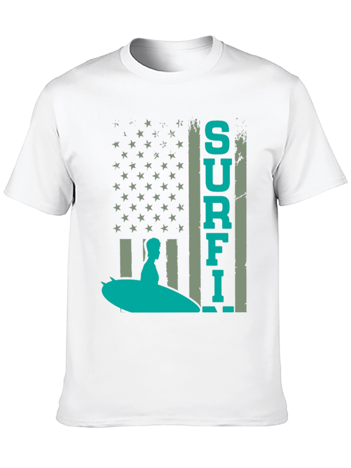 Surf American Flag T-Shirt