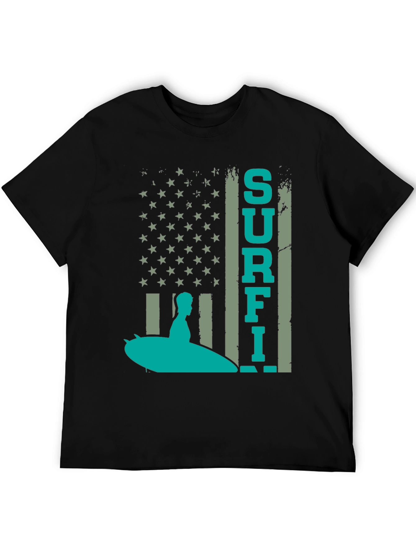 Surf American Flag T-Shirt