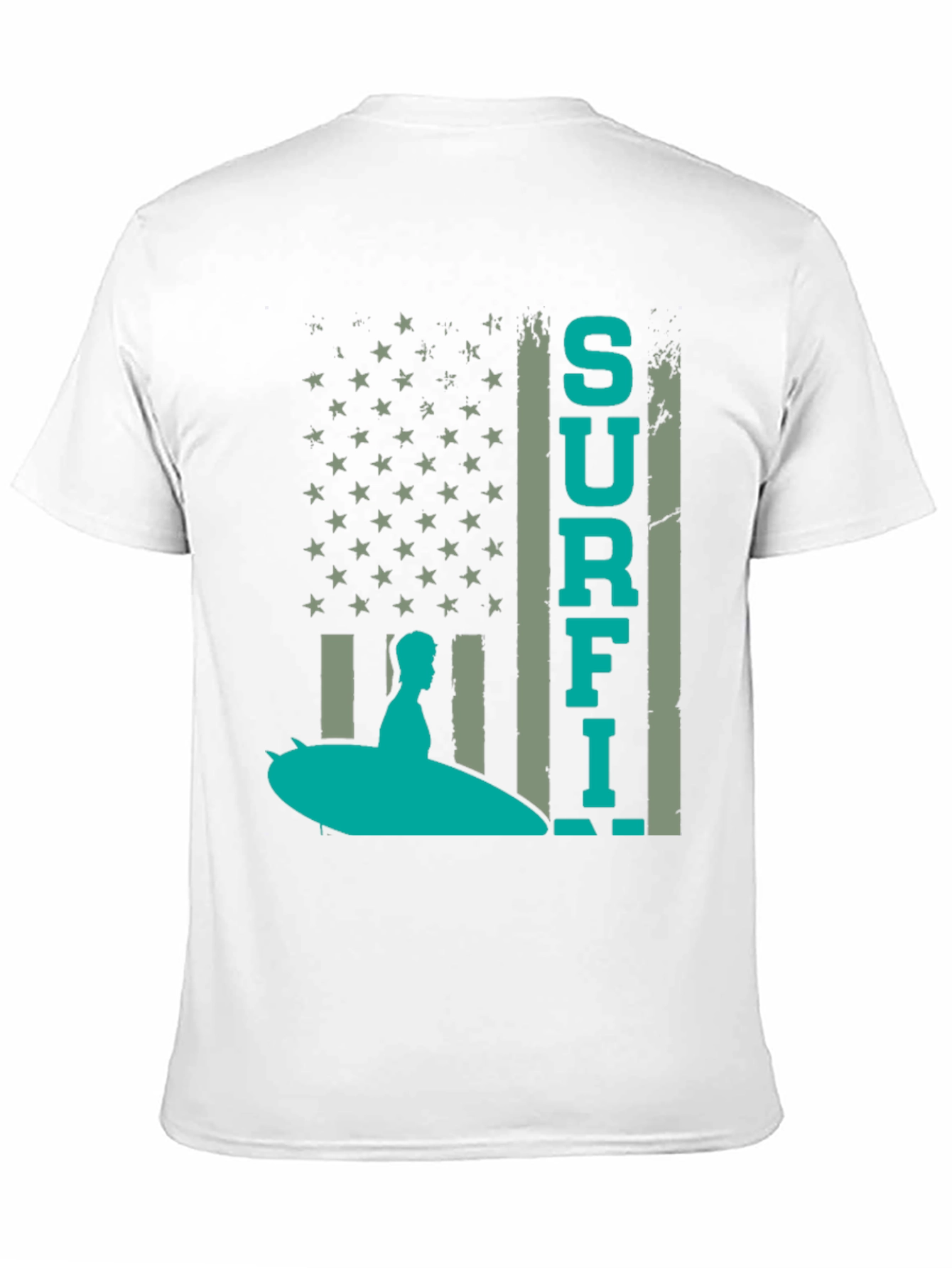 Surf American Flag T-Shirt