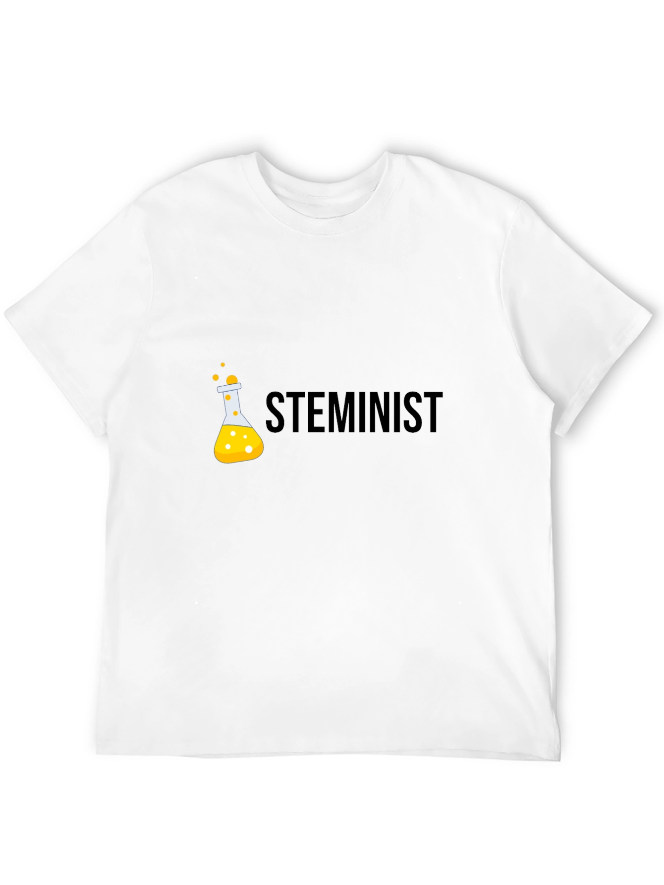 STEMinist Black T-Shirt - Science & Equality