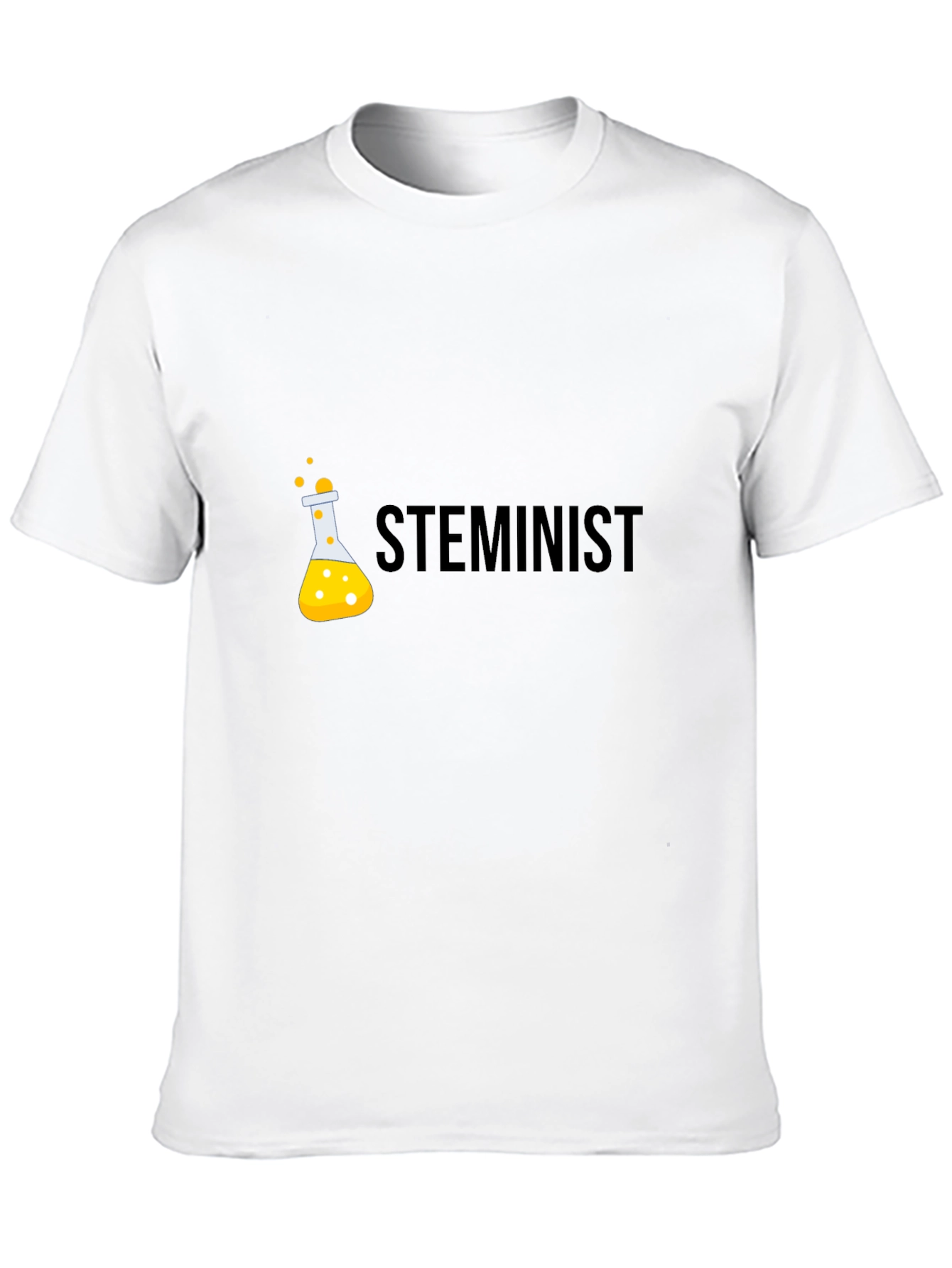 STEMinist Black T-Shirt - Science & Equality