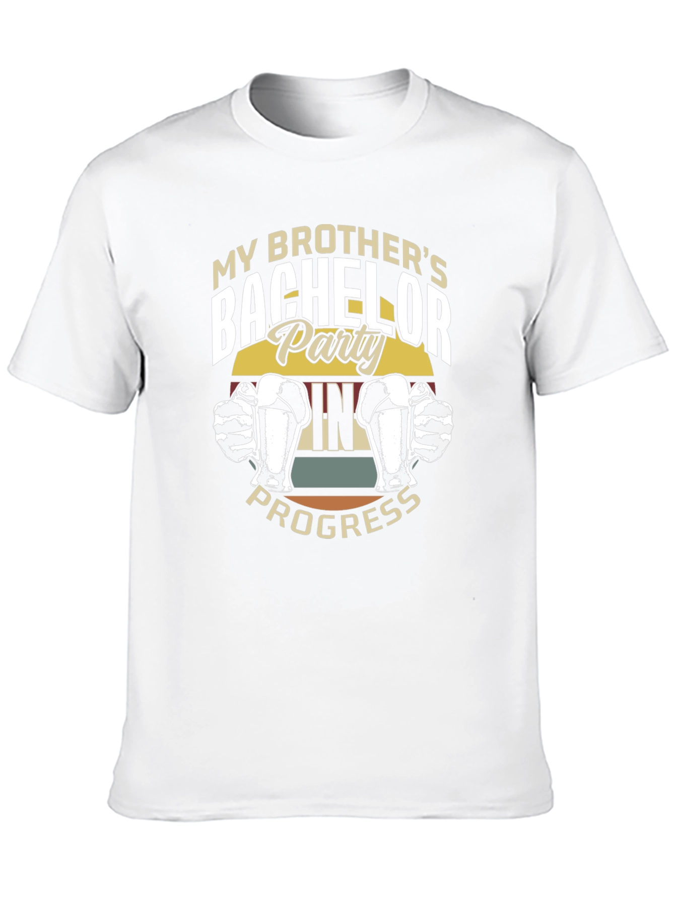 Bachelor Party In Progress Graphic Tee