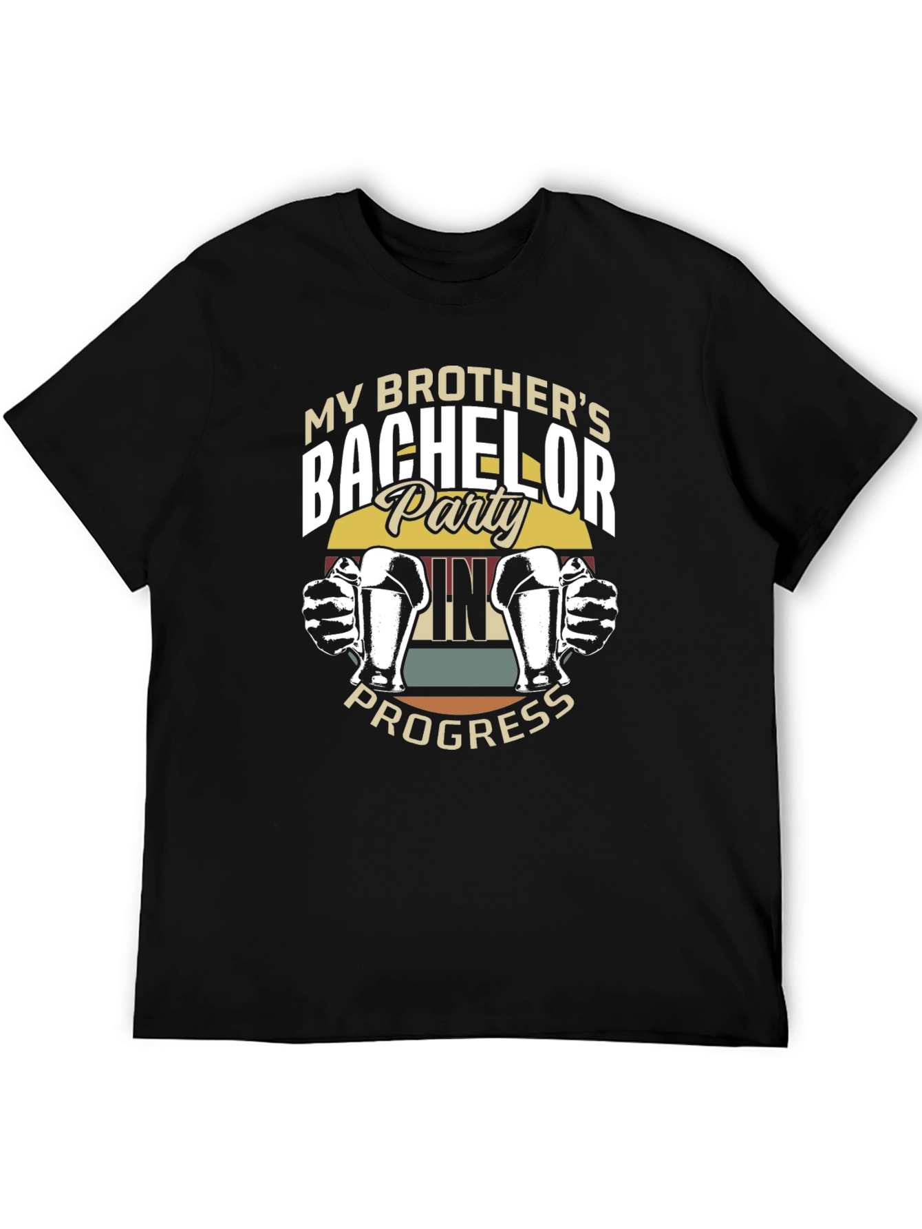 Bachelor Party In Progress Graphic Tee