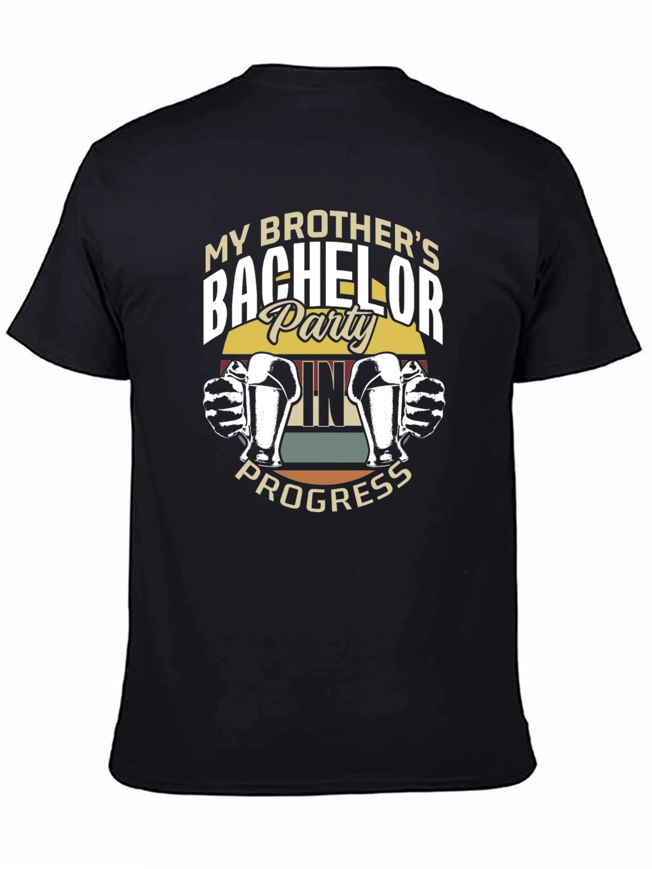 Bachelor Party In Progress Graphic Tee