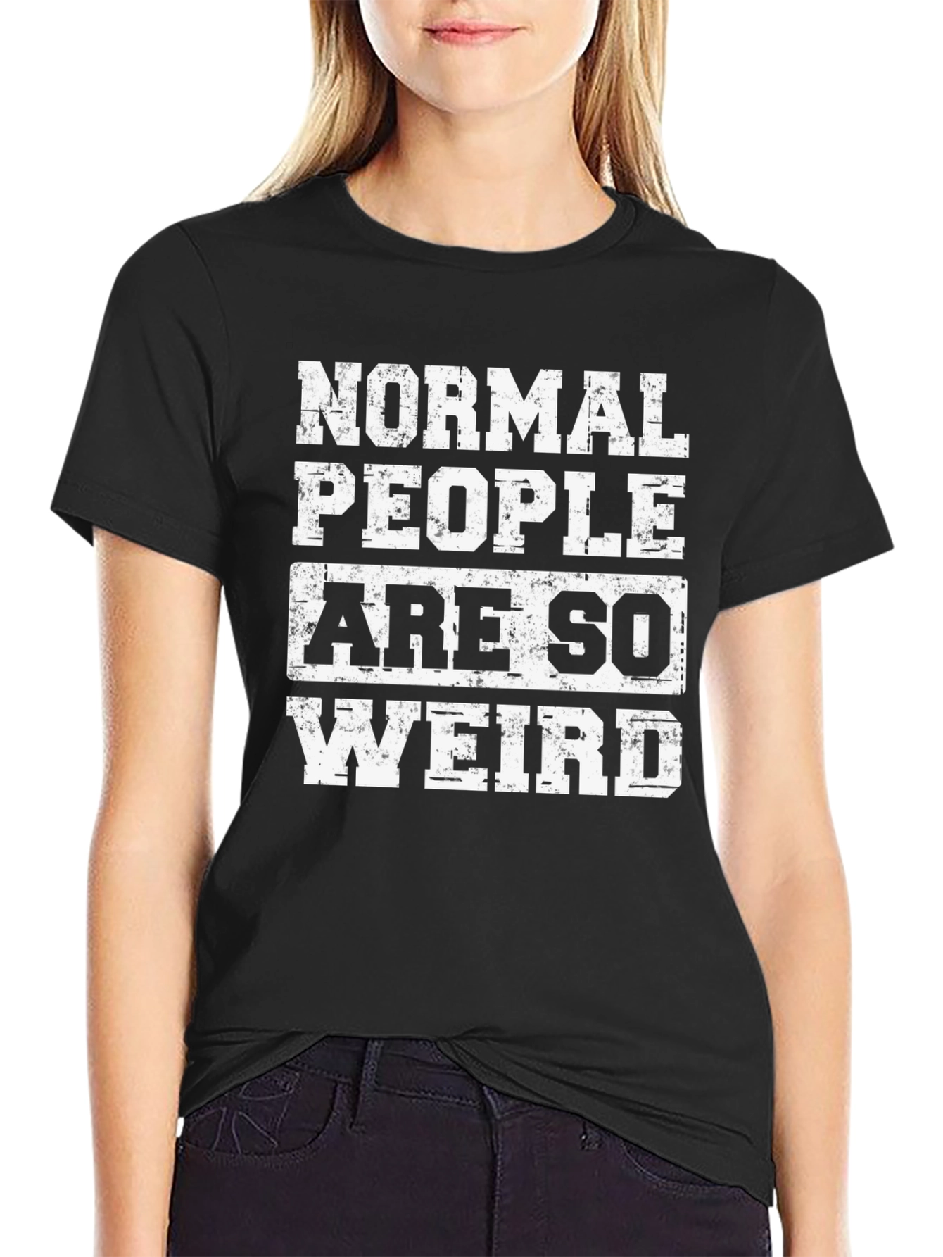 Normal People Are So Weird Graphic Tee