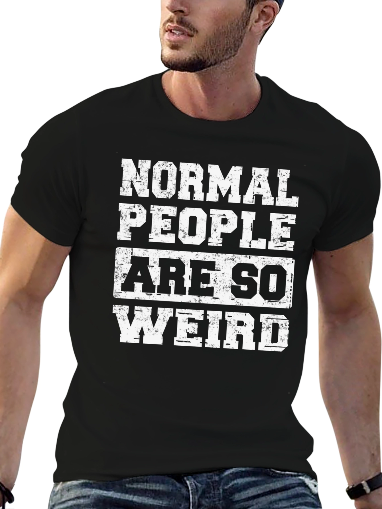 Normal People Are So Weird Graphic Tee