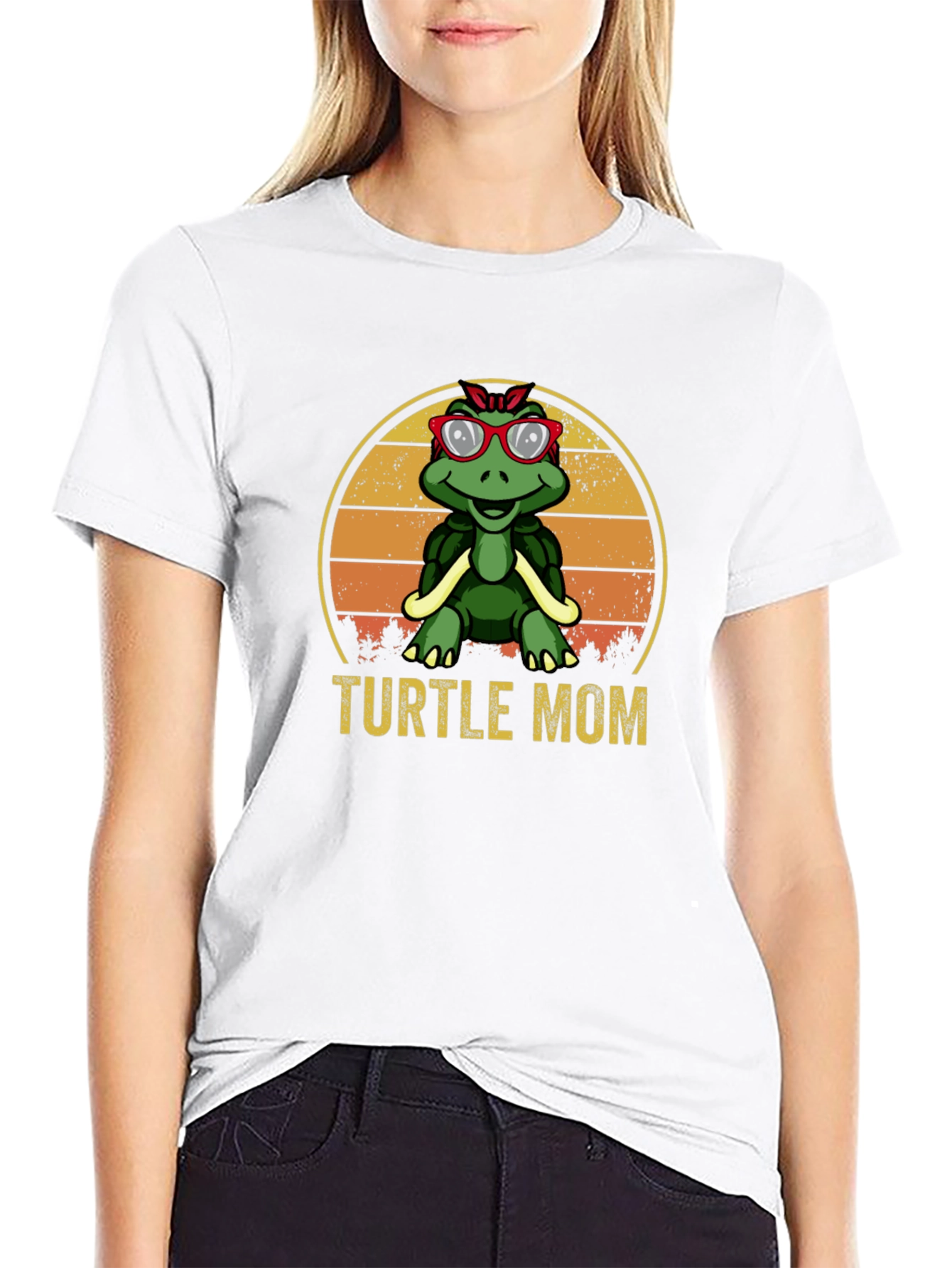 Turtle Mom T-Shirt - Cute Animal Lover Tee