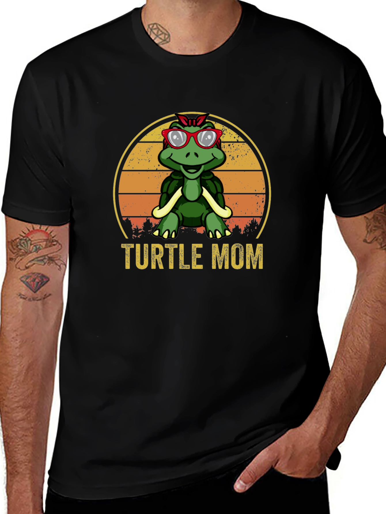 Turtle Mom T-Shirt - Cute Animal Lover Tee